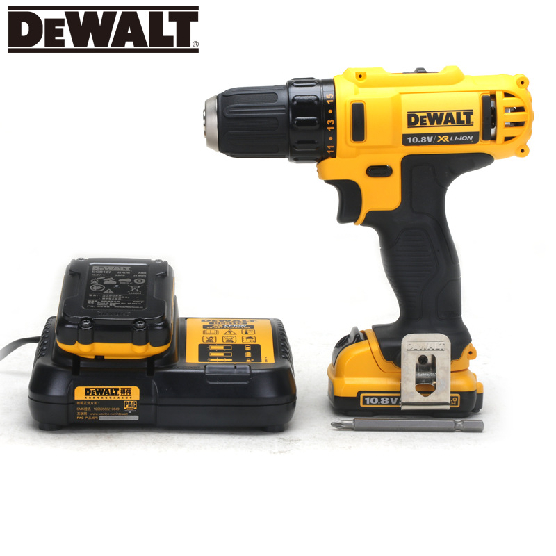 正品DEWALT/得伟得伟锂电起子/电钻DCD710DK2-A9家用手电钻手枪钻