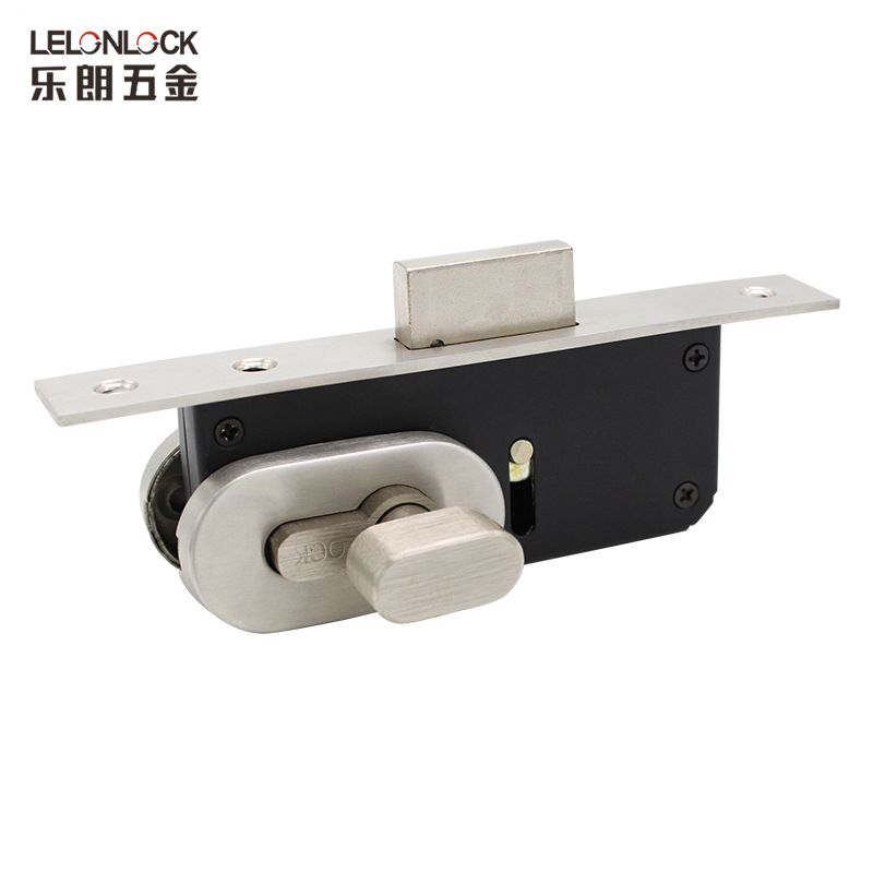 Cerradura de canal estándar europea de acero inoxidable 304 al por mayor 30 cerradura de núcleo de cuerpo de cerradura de lengüeta cuadrada única Cerradura de puerta invisible interior de marco estrecho