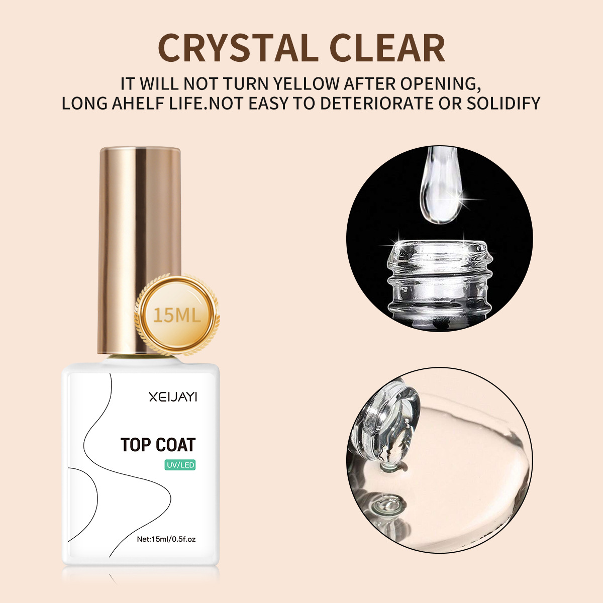 imprimación de sello de manicura fácil de moldear super durable imprimación de sello de esmerilado multifuncional pegamento de nail polish especial para manicuras image 4