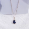 Treasure blue water drop necklace K5022