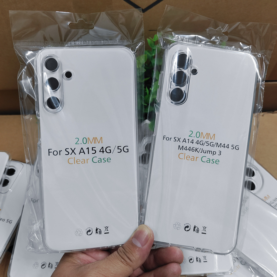 2.0mm高透TPU素材 适用SAM三星M33 5G透明TPU清水套精孔防摔软壳