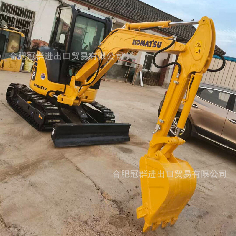 Japón original sin reparación Komatsu noventa por ciento nueva excavadora PC35 pequeña excavadora de huerto agrícola doméstica excavadora image 5