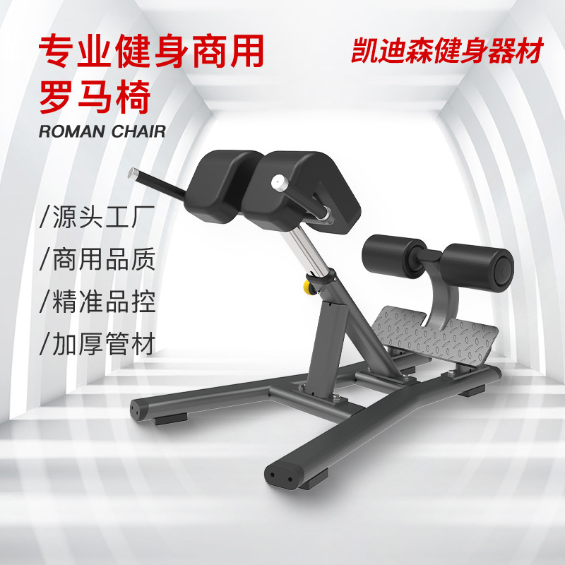 Commercial and Home-Use Roman Chair, Adjustable Dumbbell Bench, Goat Stand-Up Back Muscle Trainer, Waist Trainer, Pastor Chair