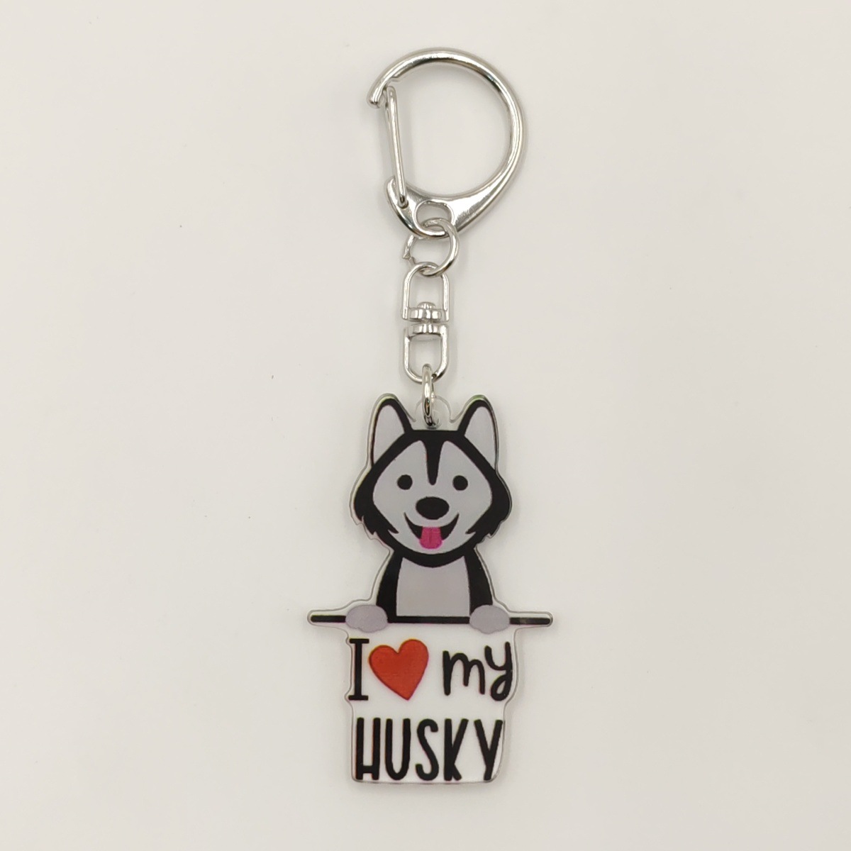 13g Weight Keychain Classification 1 Piece Quantity Holiday, Banquet, Travel Occasion Acrylic Material Letter, Dog Pattern Unisex Gender Ethnic Style, Simple Style Style Ethnic Style Simple Style Letter Dog Arylic Unisex Keychain 21