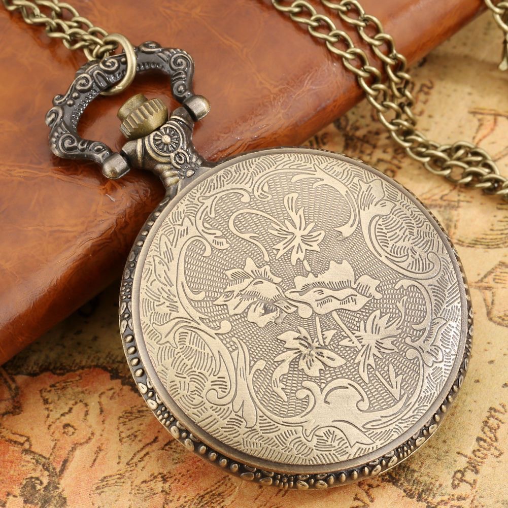 60g Weight Plastic Mirror Material Pocket Watch Classification Pointer Display Type Round Dial Shape Holiday, Daily Occasion Quartz Movement Geometric Pattern All Seasons Season Unisex Gender Vintage Style Style Vintage Style Geometric Quartz Pocket Watch 17