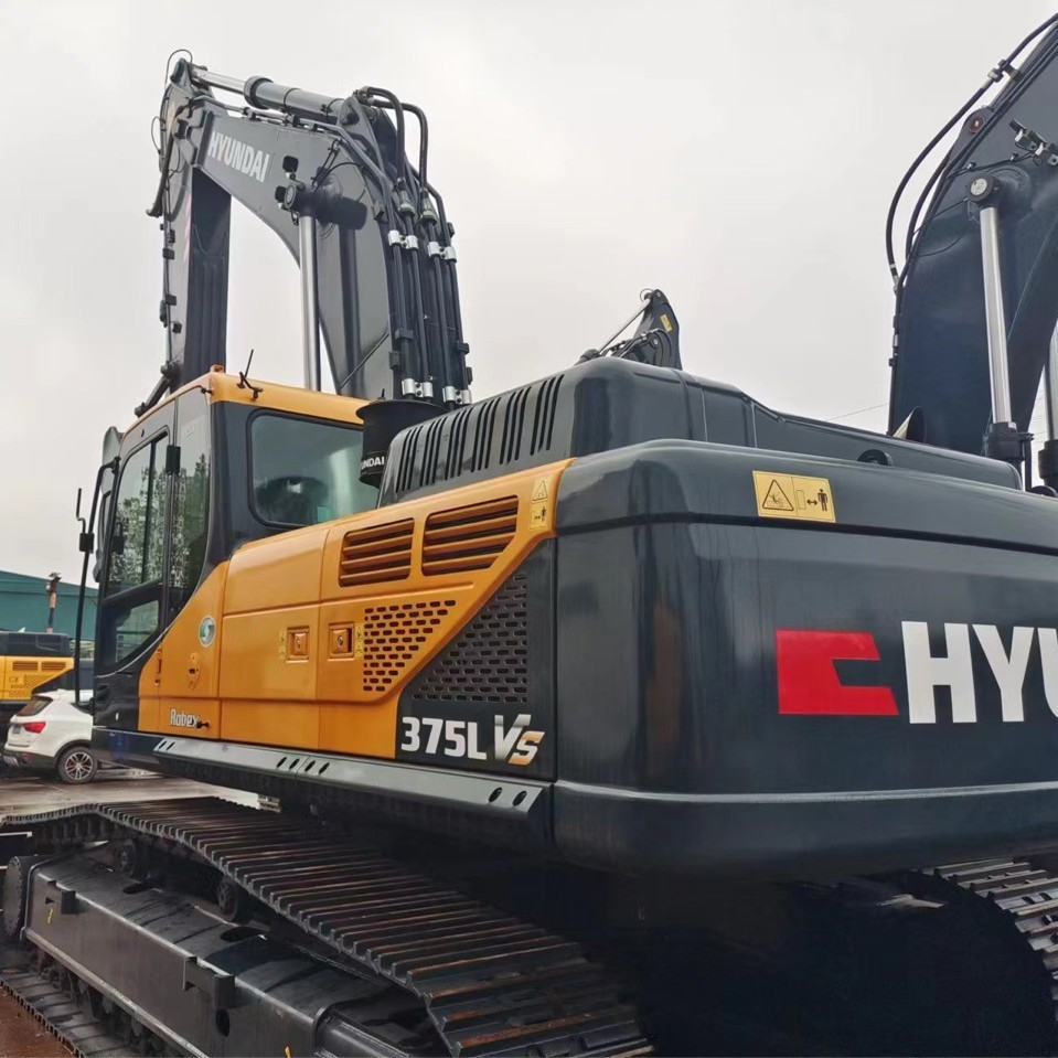 Excavadora Hyundai 375 usada Hyundai 305 Hyundai 365 Excavadora grande exportada a África Asia