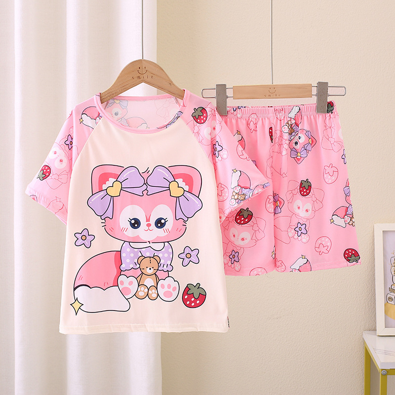 YB short set pink fox