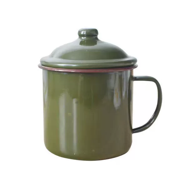 Military green 12cm with lid and no box