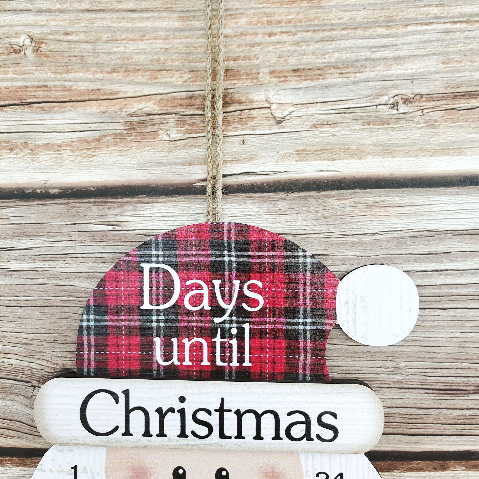 410g Weight 1 Piece Quantity Christmas Occasion Wood Material Christmas Festival Santa Claus, Letter Pattern Fashion Style Christmas Fashion Santa Claus Letter Wood Christmas 5