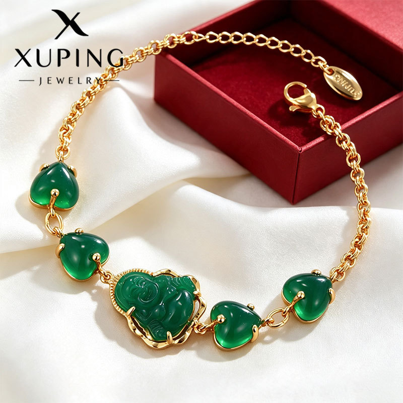 Pulsera de Corazón para Mujer de Aleación de Cobre, Ajustable, para Regalo image 1