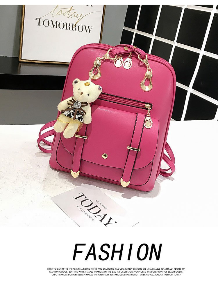 New style backpacks for women, fresh and cute student fashion and casual Korean-style women's bags, cross-border one-piece shipping worldwide undefined