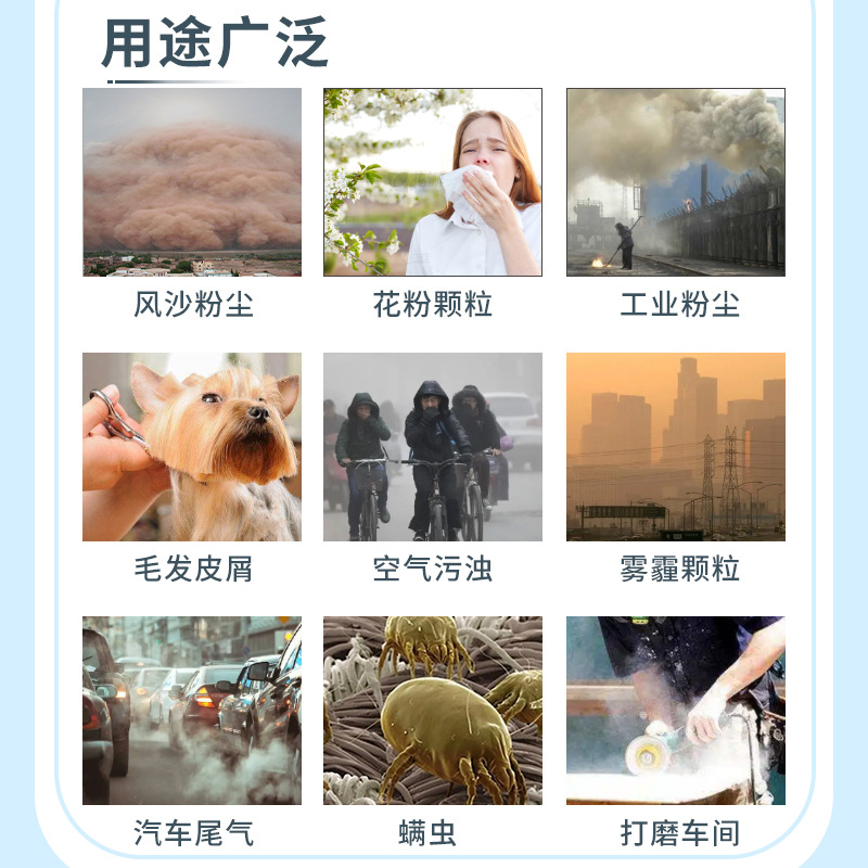 防尘鼻罩隐形海绵防灰粉尘打磨易呼吸鼻塞可清洗过滤防护透气鼻套