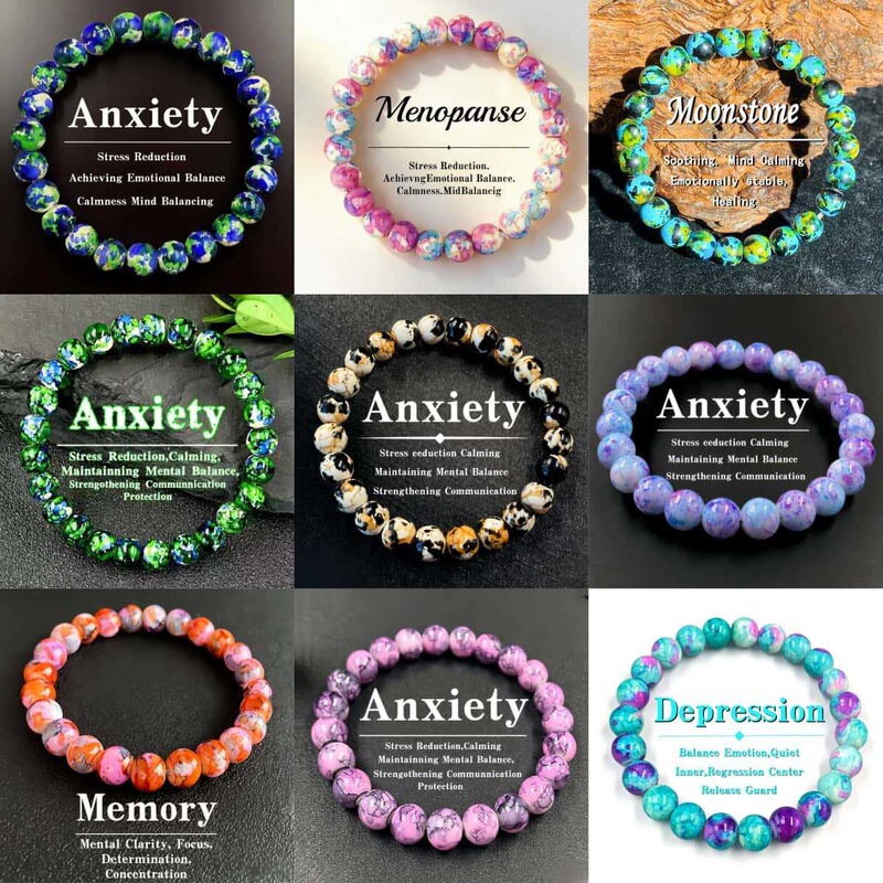 Temu Shein Tk Cross-Border Popular Rainbow Stone Bracelet Collection for Anxiety Relief, Stress Reduction, and Healing with Multi-Colored Natural Stones Temu Shein Tk Cross-Border Popular Rainbow Stone Bracelet Collection for Anxiety Relief, Stress Reduction, and Healing with Multi-Colored Natural Stones