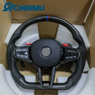 Suitable for Bmw M4 Carbon Fiber Cs Steering Wheel 3 Series 5 Series F30 F10 F15G30G38G20G28 Modification (Steering wheel) - cs-carbon-fiber-steering-wheel