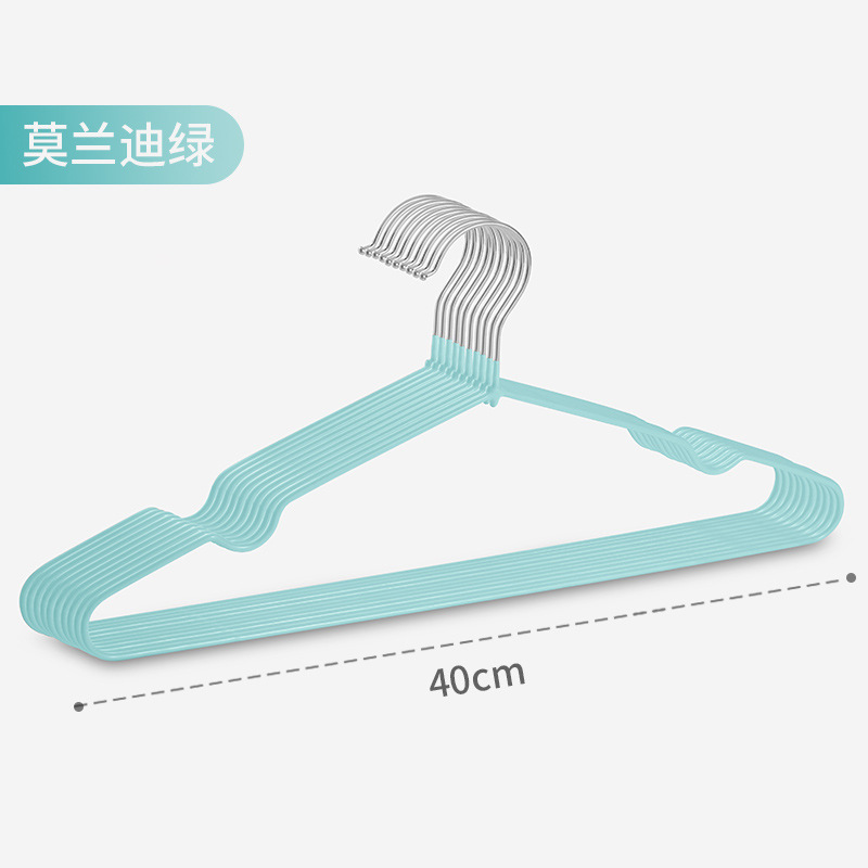 家庭用大人と子供用の多機能滑り止め跡のない厚い厚い吊り下げ衣類乾燥ラック浸漬プラスチックワイヤーハンガー卸売|undefined