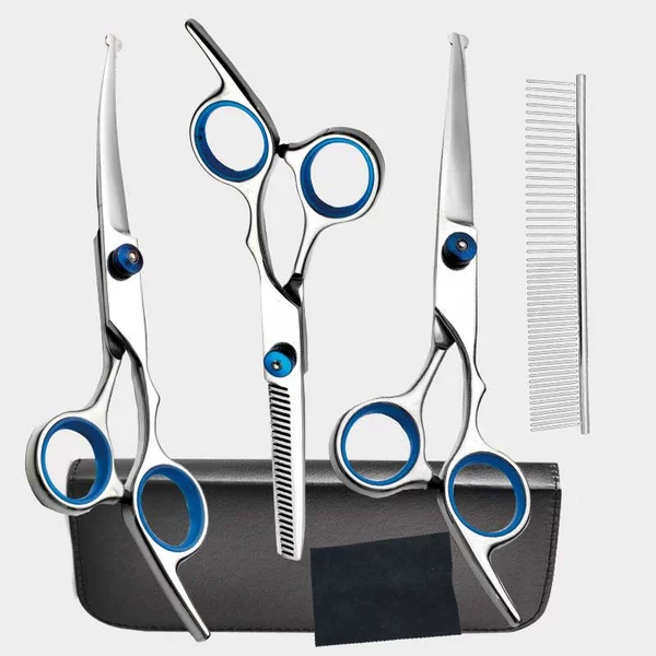 6-piece set [blue circle blue hat]