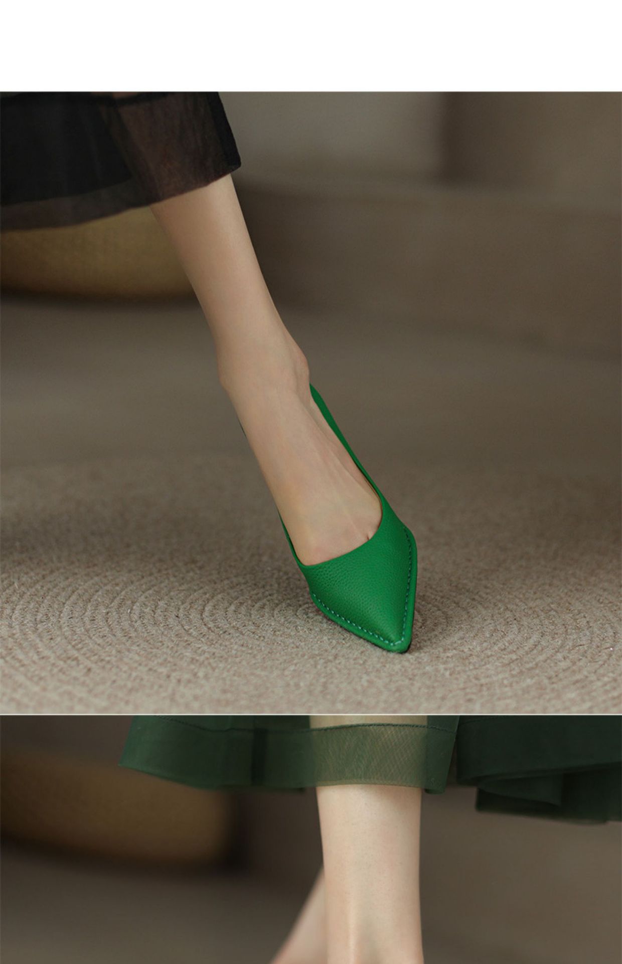 Women's Elegant Solid Color Point Toe Pumps display picture 5