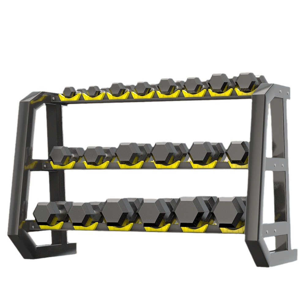 Mancuerna hexagonal fijo de plástico chapado hombres fitness gimnasio en casa hierro puro 204050 mujeres mancuerna