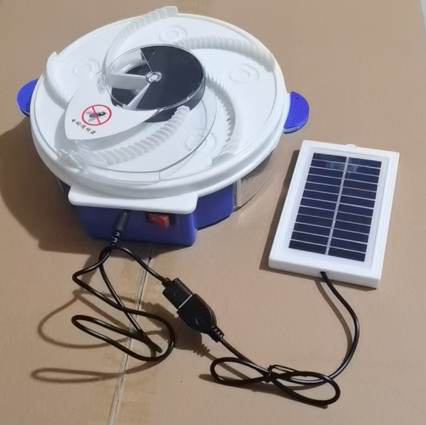 Máquina eléctrica para atrapar moscas para el hogar, restaurante, totalmente automática, giratoria, para madres y bebés, silenciosa, dropshipping, jaula para moscas, mata moscas