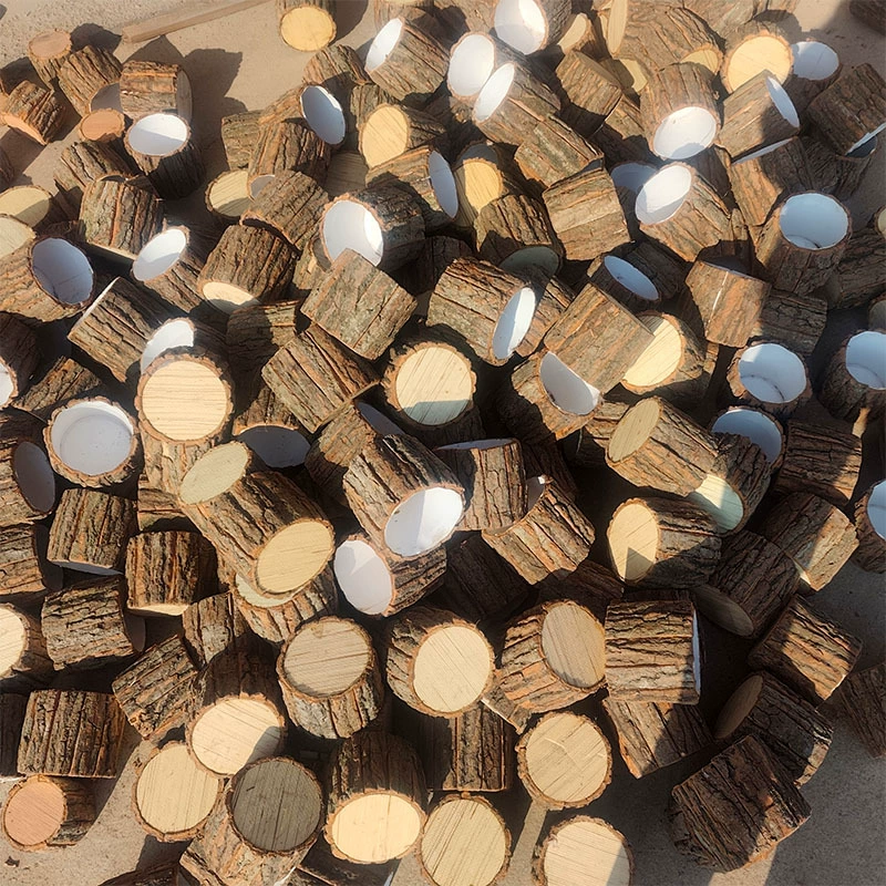 Рождественская кора кора горшок естественный ветер декоративный цветок Хэллоуин обнимает ведро цветочный магазин