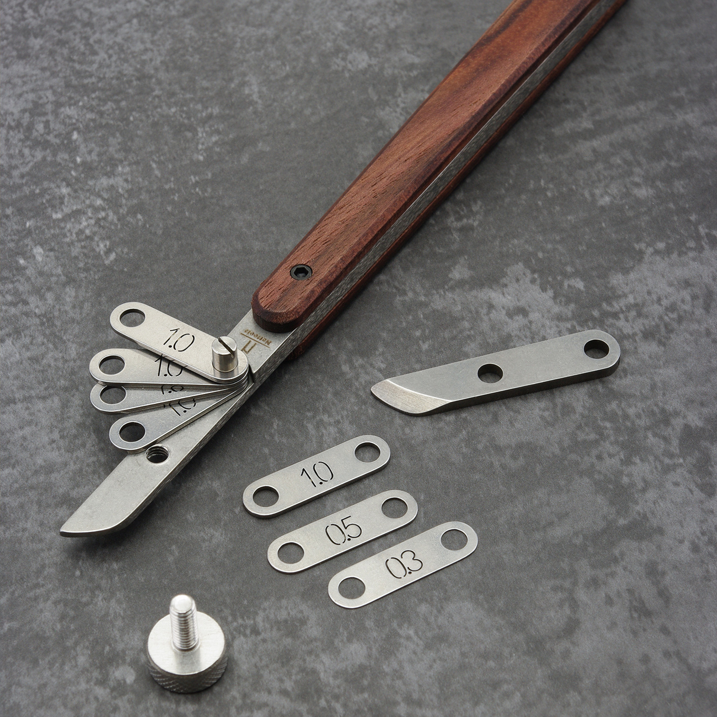 间距可调0.3-5.8mm Nattools间距器 边线器 手工DIY自制皮具T20