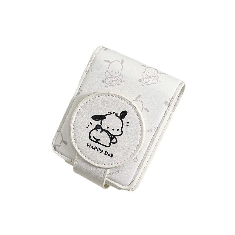 Зеркальце для помады в чехле Hello Kitty, портативная косметичка 10 × 7,5 см