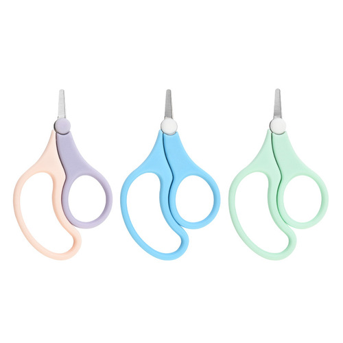 Newborn Baby Scissors Toddler Kids Nail Trimmer Baby Nail Clips Children's Safety Scissors Anti-Muscle Pinch Nail Trimmer