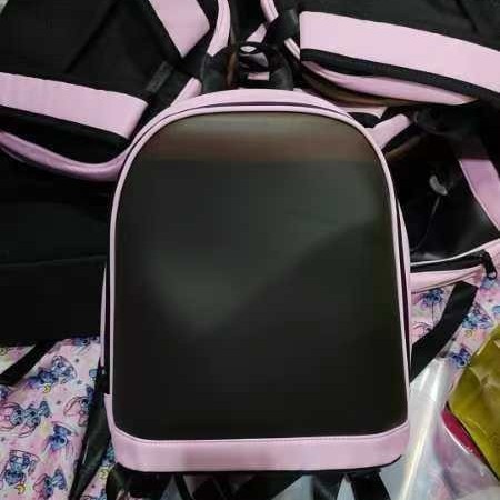 Mochila de pantalla LED nuevo producto de aprendizaje mochila publicidad móvil mochila móvil Bluetooth personalidad DIY patrón de Navidad