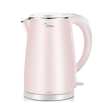 美的WHJ1705b电水壶双层家用多功能电热水瓶304不锈钢烧水壶