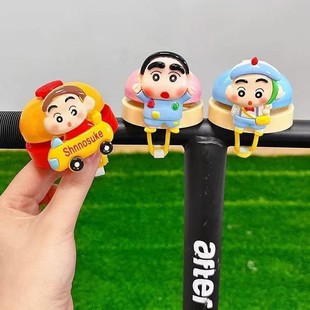 Children's Balance Bike Bell Hand Clap Bell Super Loud Cute Cartoon Crayon Shin-Chan Mountain Bike Bicycle Riding Horn