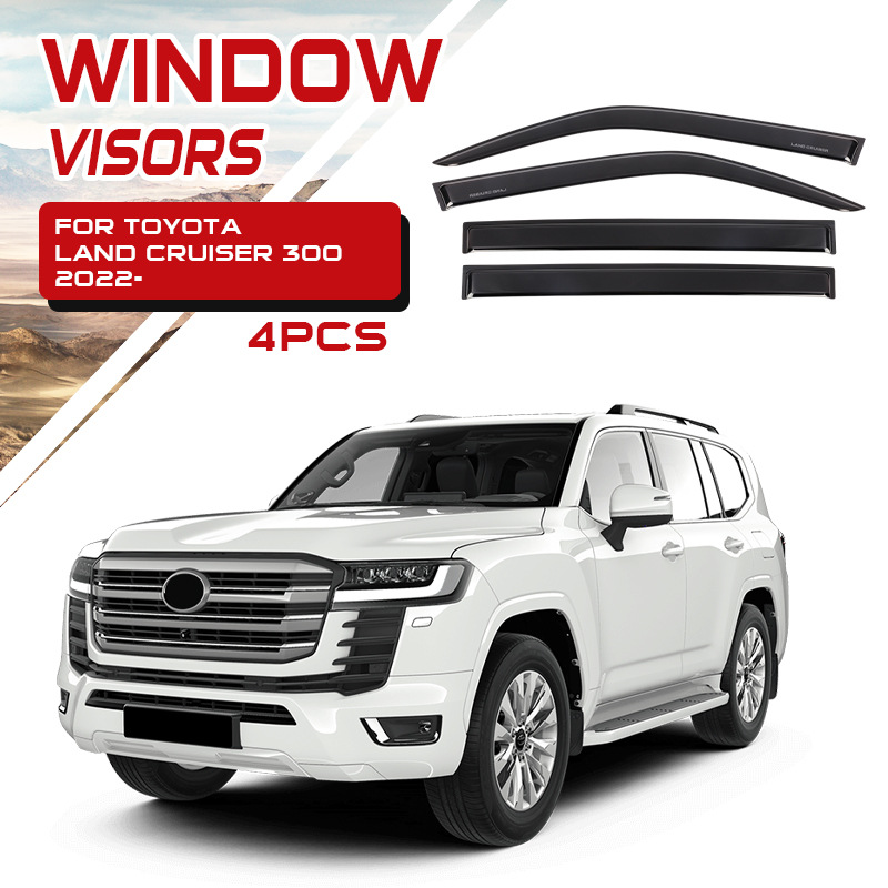 Adecuado para protectores de lluvia y parasoles para ventanas de automóviles Toyota Prado Cruiser LC300 LC200 LC250.