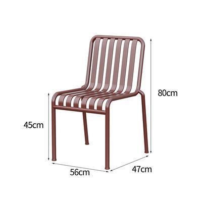 屋外の金属のテーブルと椅子の喫茶店のミルクティーの店の露天の小さい円卓の庭のベランダの防水の鉄の芸のテーブルと椅子のセット