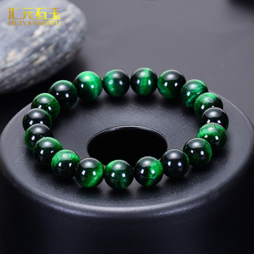 Multi-treasure crystal bracelet colorful green eagle eye stone rose red tiger eye garnet red agate jade jade bracelet