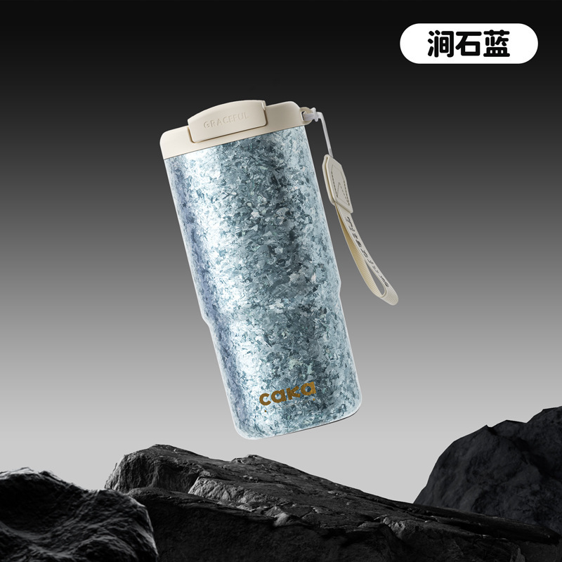 新型純チタンコーヒーカップ保温ダブル飲料カップ随行高颜値携帯車載ギフトボックス包装カスタムロゴ|undefined