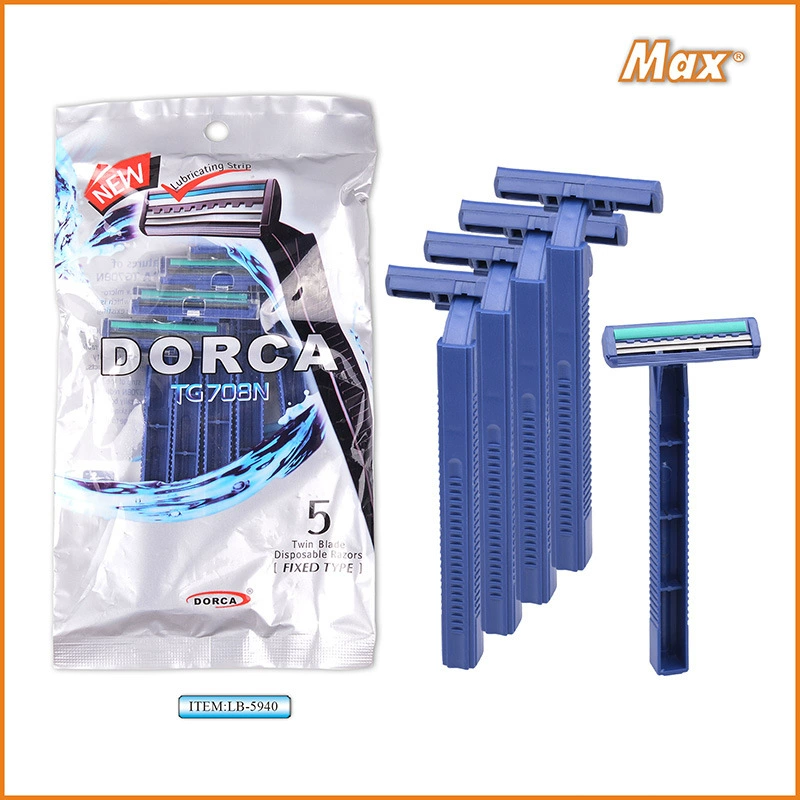 Одноразовая бритва, ручная бритва, старомодная мужская бритва для ванной комнаты в отеле, дорожный индивидуальный набор, импортное 2-слойное лезвие