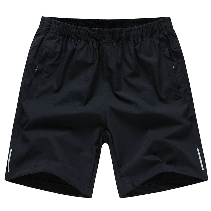 Verano de los hombres delgados pantalones cortos de seda de hielo deportes al aire libre pantalones casuales sueltos más tamaño corriendo pantalones cortos de fitness hombres