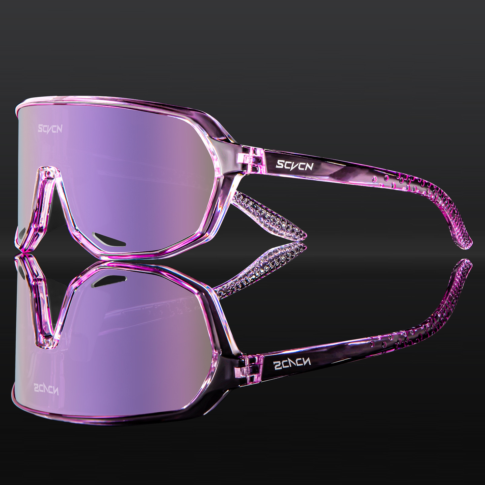 Gafas de Ciclismo Deportivo de PC, Lentes Intercambiables para Deportes al Aire Libre