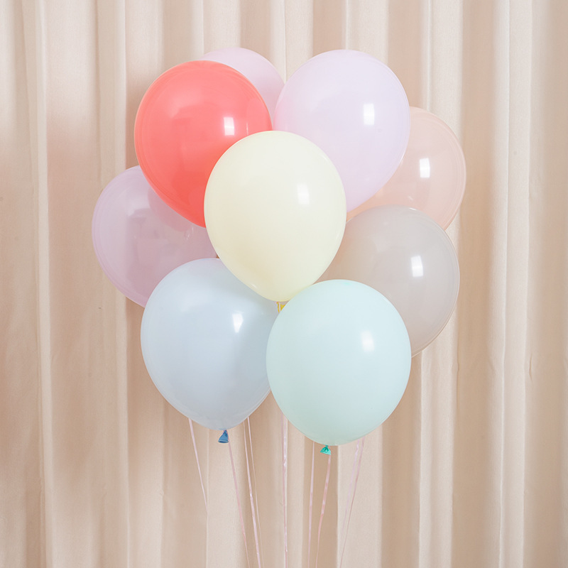 マカロン風船5インチ10インチ12インチウェディングイベント装飾厚い丸い風船誕生日パーティー風船卸売り|undefined