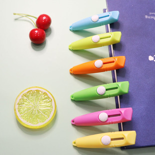 Cartoon Art knife portable student use office envelope to open the box stationery knife sharp split Express