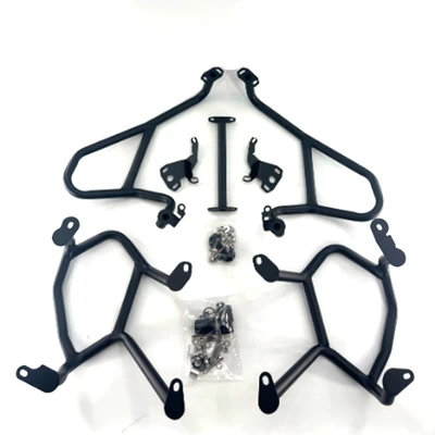Motorcycle bumper Waterbird R1250Gs Modified Upper and - upper-and-lower-guard-bars-black-export-quality