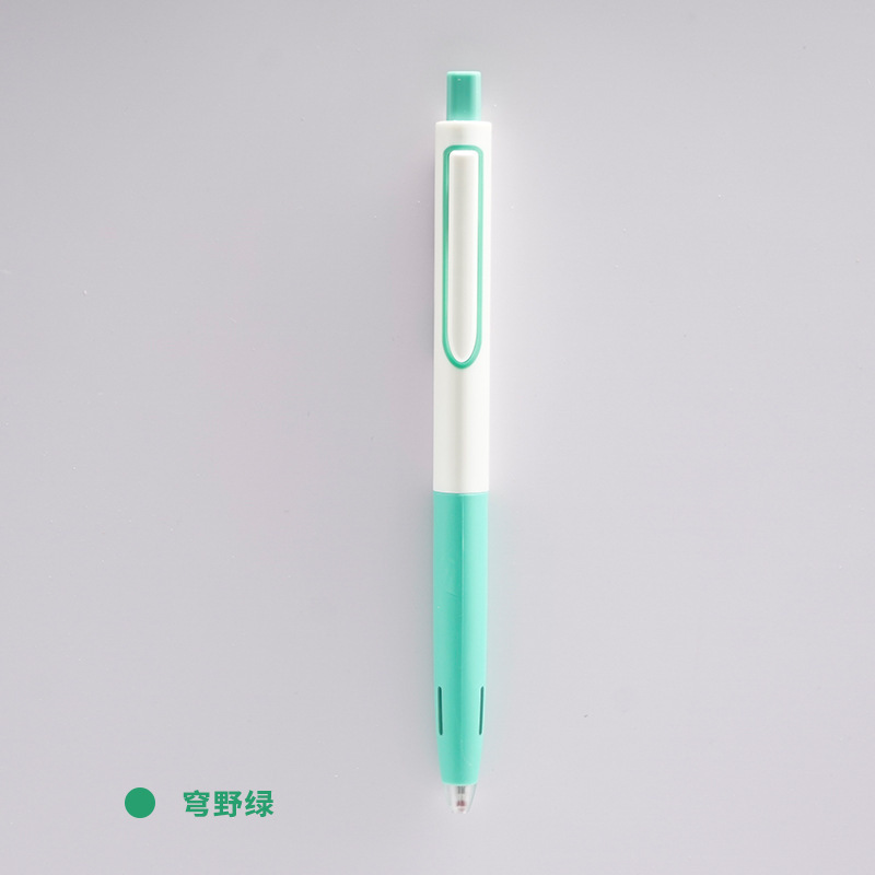 Dianshi DS-0154 タイム キャビン トライアングル プレス ゲル ペン 0.5mm ブラック サイレント サイン ペン|undefined
