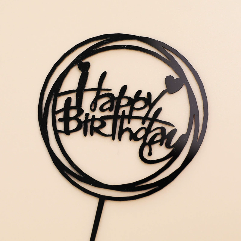 Украшение для торта «Happy Birthday», вставной декор, креативные вставные украшения для дня рождения