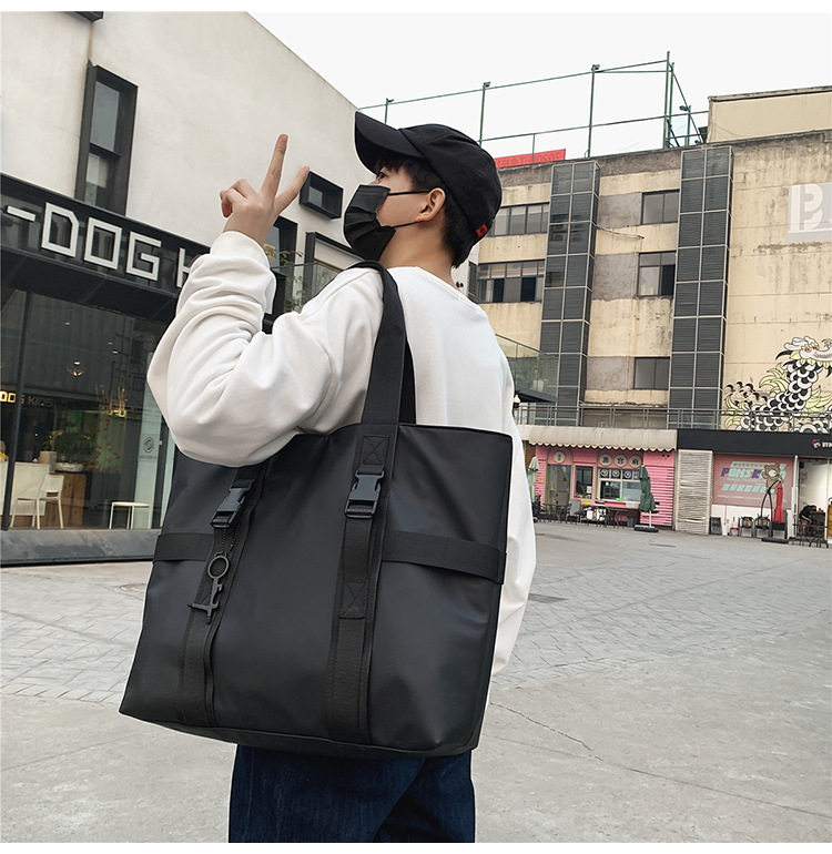 Voyage Sacs De Femmes Court Voyage D'affaires Léger Japonais Bagages Sac De Sport Gym Sac Mâle Voyage Sac Étudiant Bagages Sac display picture 31