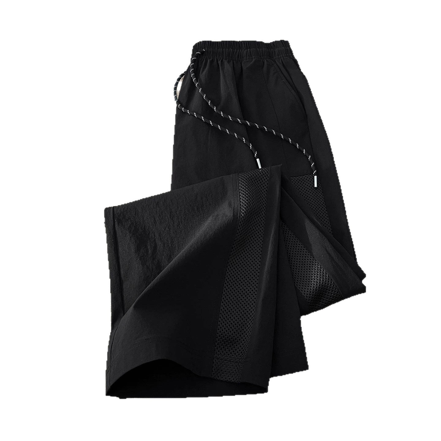 Pantalones para hombres 2026 nuevo verano hielo malla delgada transpirable suelta pantalones de verano para hombres
