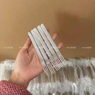 米诺家水果叉316不锈钢家用甜品蛋糕叉子果插餐具高级感
