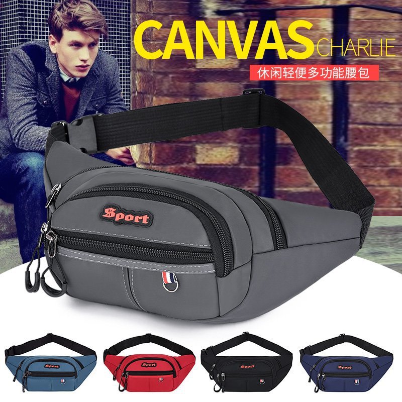 2022 nuevo bolso de hombro casual deportes al aire libre teléfono móvil bolso de la cintura de las mujeres portátil simple hombres y mujeres del mismo estilo bolsa de mensajero