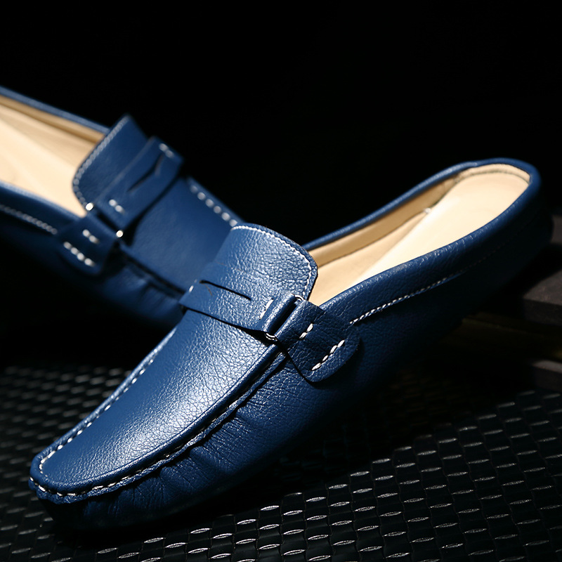 Soft Leather Slip-On Loafers