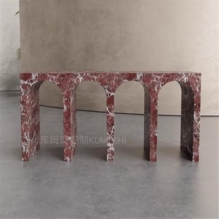 Nordic Simple Modern Geometric Abstract Ornaments Model Room Hotel Living Room Entrance Creative End View Table Silent Style