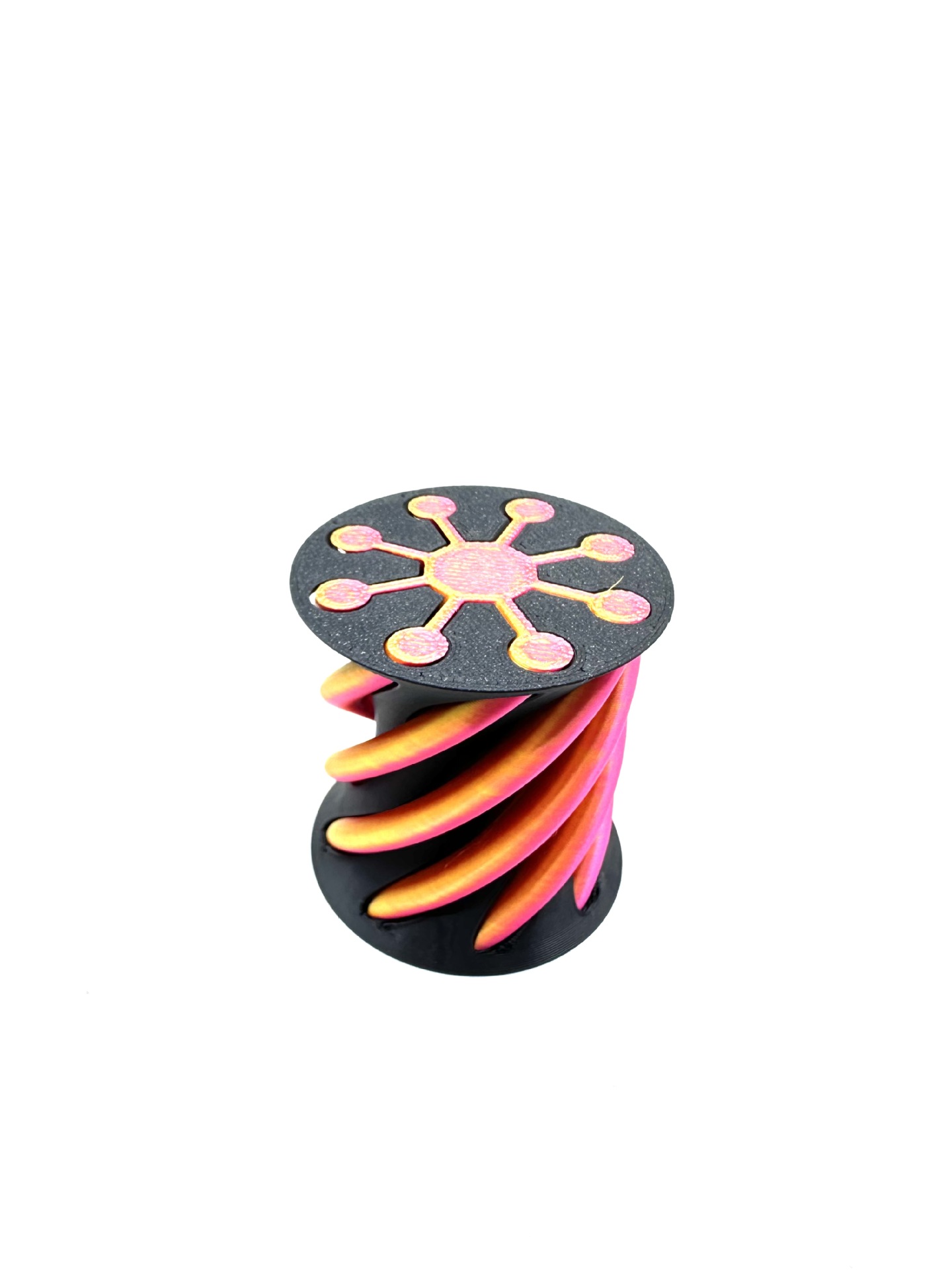 검정색과 빨간색 실린더 5cm