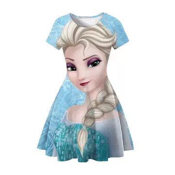 Foreign Trade New Disni Frozen Aisha Birthday Gift Girl Dress Aisha Princess Summer Dress - ShopShipShake
